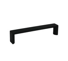 Greep 20x128mm, recht, mat zwart