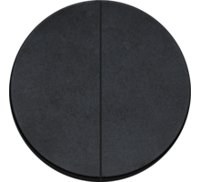 Rond 2.0 Two-circuit switch -t.less - black alu