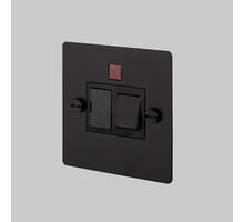 13A Dp Switched Fcu w/ Neon - Black - Black Interior