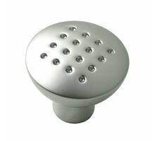 Knop aluminium RVS look, diameter 28mm, perfomodel