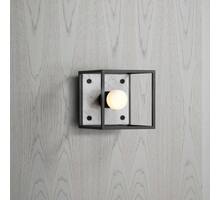 Caged Wall Light/Small/White Marble