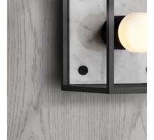 Caged Wall Light/Small/White Marble