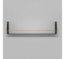 Girder Shelf/Black/Brass
