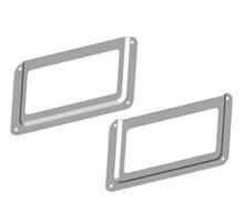 Etiketraam 76x25mm vernikkeld