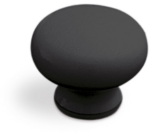 Knop kunststof zwart diameter 32mm