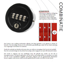 Codeslot C4 rond wit voor vaste gebruikers