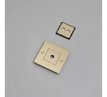 1G Wall Plate/w/ Infills/Brass