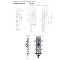 Kastophanger LIBRA H2 met 3 duvels, VE = 100