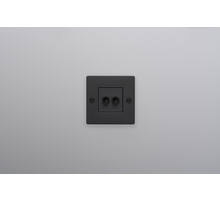 EU 1G Double Toggle Switch/w/out B+P Logo/Black