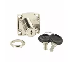 Oplegslot 850 sluiting KA E03, vernikkeld, cilinder vast
