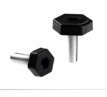 Stelvoeten LS 20/M8x20 met 15mm draad, voethoogte 11mm