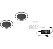 1 x Holl TH mat zwart 24V + MC-Easy + Driver 24W