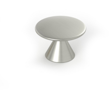Jashaak DIABOLO geborsteld nikkel diameter 60mm, 35mm hoog
