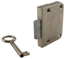 Oplegslot vernikkeld 15mm, L/R/Lade, 3 vergrendelingen