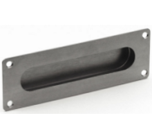 Komgreep buitenmaat 180x60mm RVS geborsteld