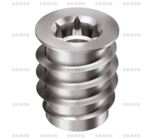 Rampabus SKD M8/16x18mm met rand RVS
