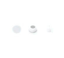 Afdekkappen Clamex, ral 9010, per 100, wit