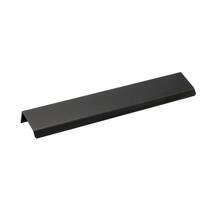 Greep mat zwart, h.o.h. 128mm, totale lengte 200mm