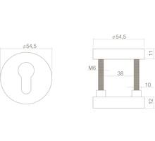 Veiligheidsrozet rond SKG3 messing getrommeld