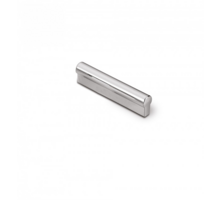 Greep METAL 729 glans chroom 81x12mm, hartmaat 64mm