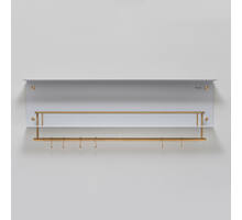 Hanger Shelf/Stone/Brass
