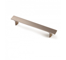 Greep JAZZ geb. nikkel 204x25x29mm, hartmaat 160mm