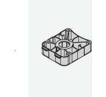 Glijder zwart opschroef, VE= 250