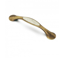 Greep brons geborsteld 178x22mm hartmaat 128mm
