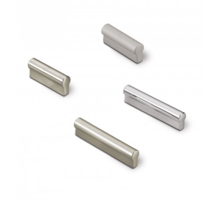 Greep METAL 729 mat chroom 48x12mm, hartmaat 32mm