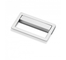 Greep UP mat chroom hartmaat 64mm breedte 90mm, 50x10mm
