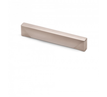Greep CUBIC geborsteld nikkel 55x10mm, hartmaat 32mm