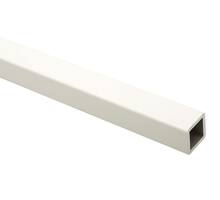Koker 28x28x3,5 aluminium wit