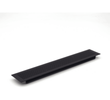 Luchtrooster aluminium mat zwart 210x36mm