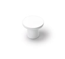 Knop DISC mat wit 33mm
