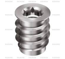 Rampabus SKD30, M4/8x10mm met rand verzinkt, VE=100
