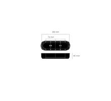EU Plastic Back Box/3G/Round/45Mm Deep