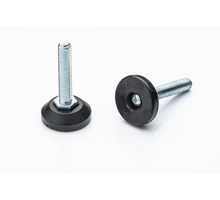 Stelvoet M8x30mm zwarte kunststof voet