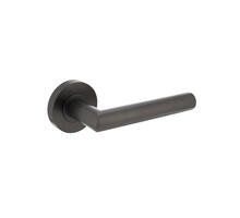 Deurkruk Bastian op ronde rozet ø52x10mm antracietgrijs