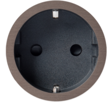 Rond 2.0 Socket F - t.less - dark bronze - black cup