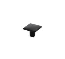 Meubelknop vierkant 26X26mm zwart
