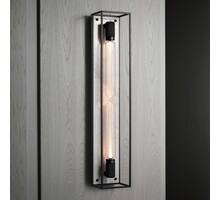 Caged Wall Light/X-Large/White Marble