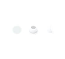 Afdekkappen Clamex, ral 9010, per 500, wit