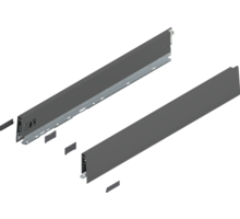 Merivobox zijkant M-hoogte, R+L, 600mm kleur: orion grijs