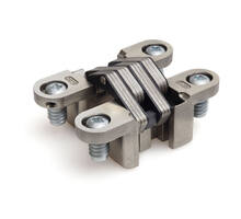 SOSS scharnier messing verstelbaar 60x13mm