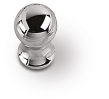 Knop METAL 872 glans chroom 13mm