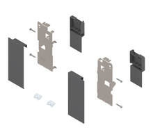 Legrabox fronthouderset K, oriongrijs