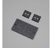2G Wall Plate/Horizontal/Smoked Bronze