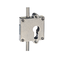Espagnoletslot voor profielcilinder met schroefogen, 40mm