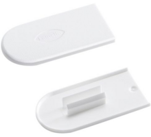Cabineo afdekkappen, 100 stuks, ral 9010, zuiver wit