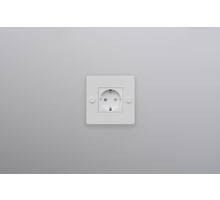EU 1G Socket/Schuko Type F/w/out B+P Logo/White